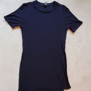 NAVY TUNIC TEE TOP